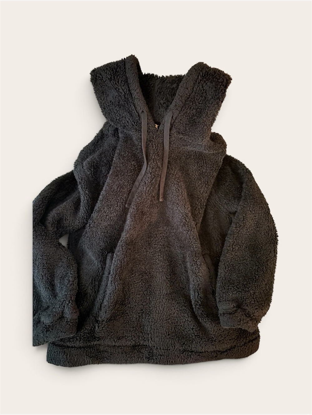 Universal Thread black fuzzy hoodie